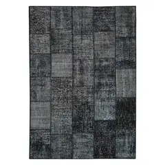 RUGS CL - Alfombra Rugscl Patchwork Negro 142x202 6961AT