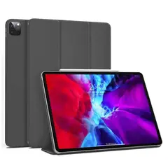 GENERICO - Carcasa Smart Cover Para iPad Air 11 M2 Magnetica Negro