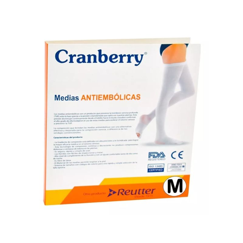 CRANBERRY - Medias Antiembolicas Talla M - Cramberry