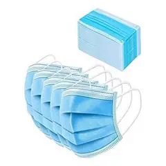 IMPORTCLICK - Mascarillas Desechable Celeste Certificadas Quirúrgica 50 UN - Celeste