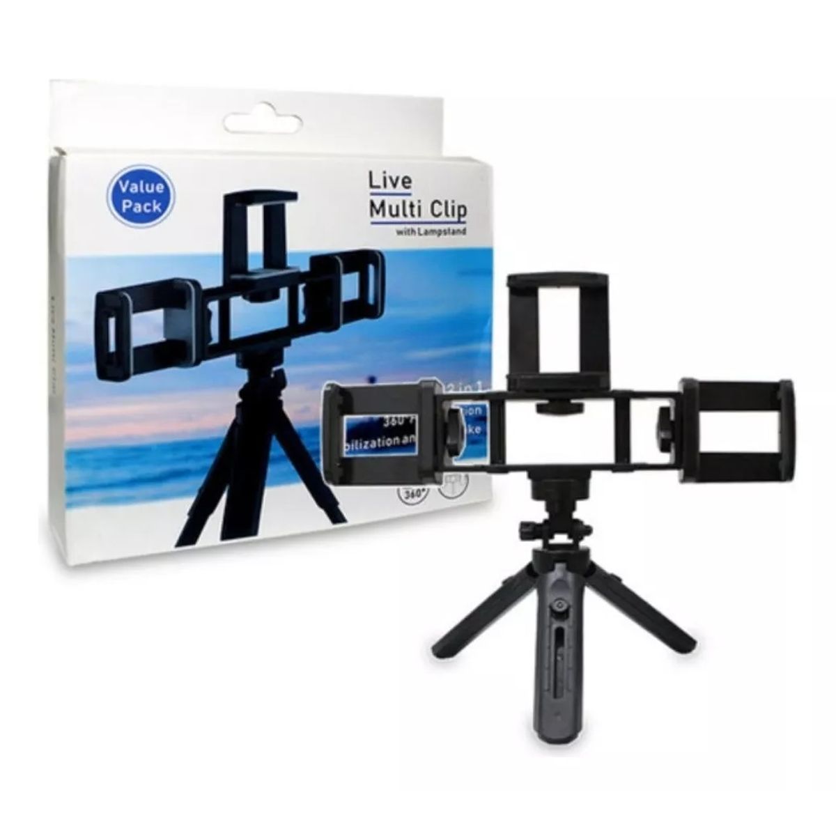 GENERICO - Soporte Tripode 3 en 1 Para Celular Camaras