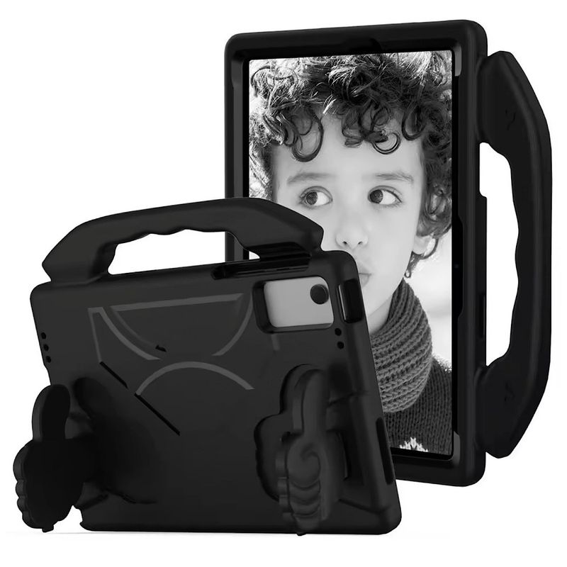 GENERICO - Carcasa Para Tab Samsung A9 Plus De 11 Niños Antigolpe-Negro