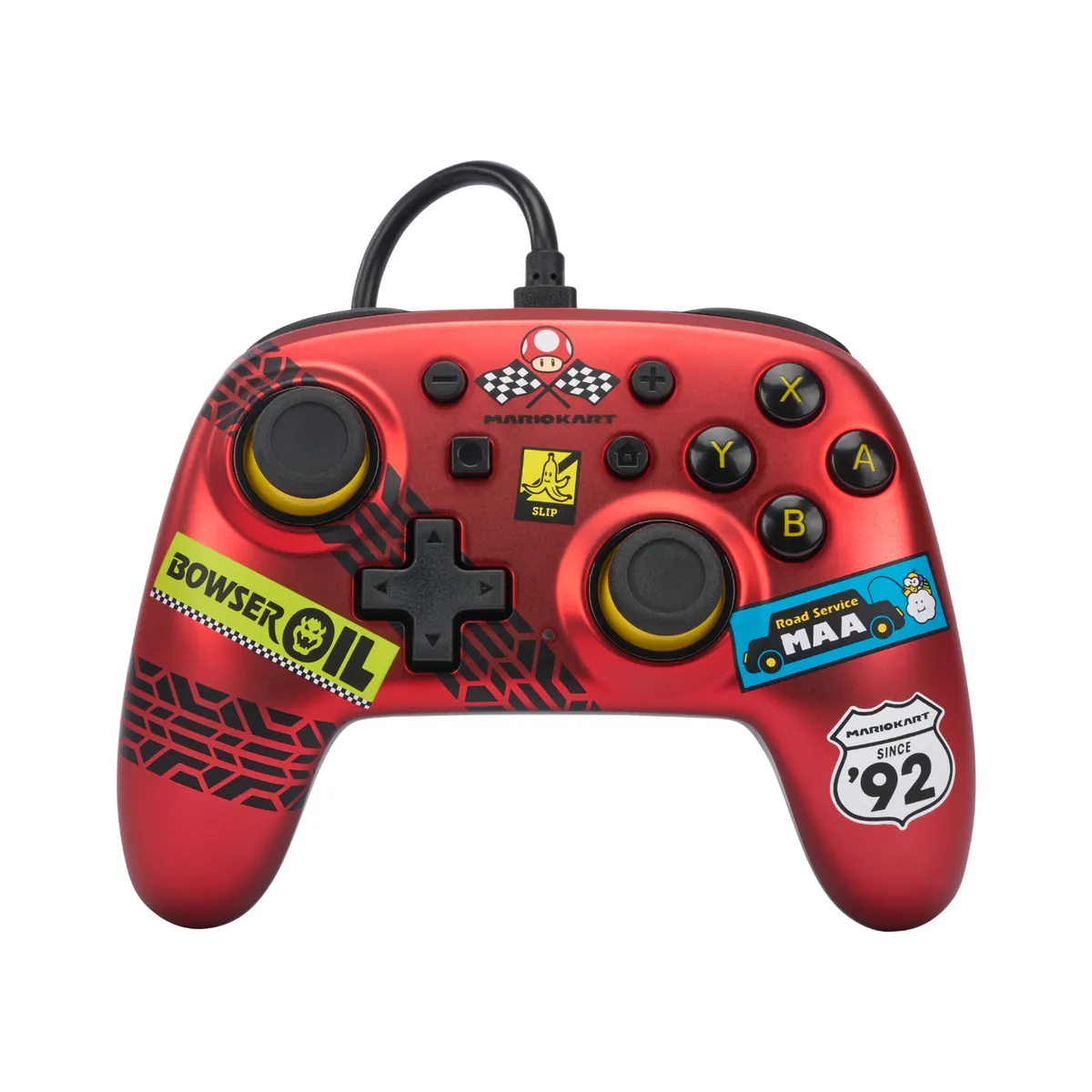 POWER A - Control Power A - Edicion Mario Kart Racer Red