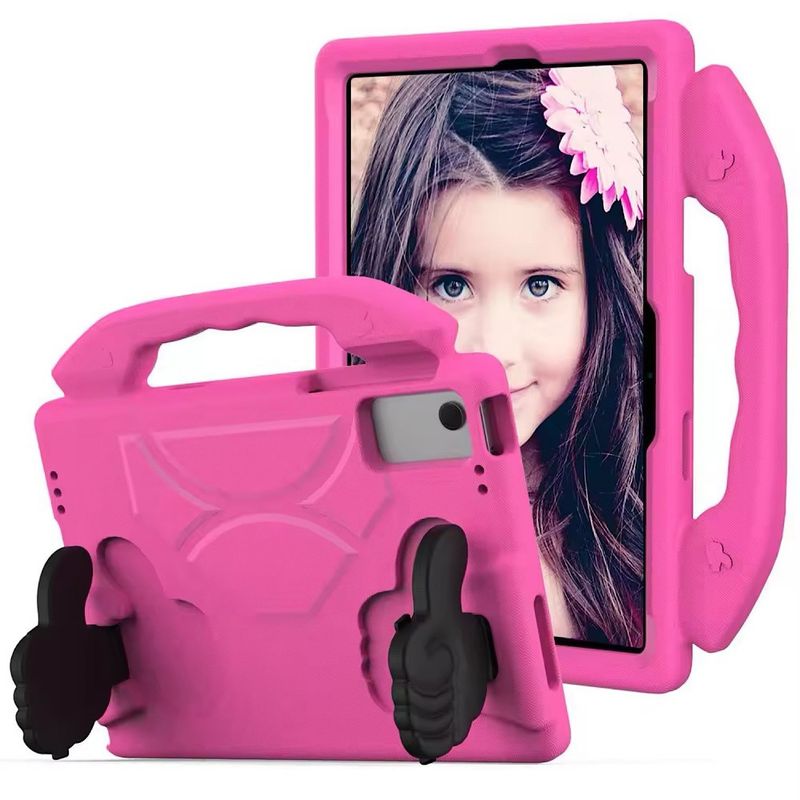GENERICO - Carcasa Para Tab Samsung A9 Plus De 11 Niños Antigolpe-Rosa