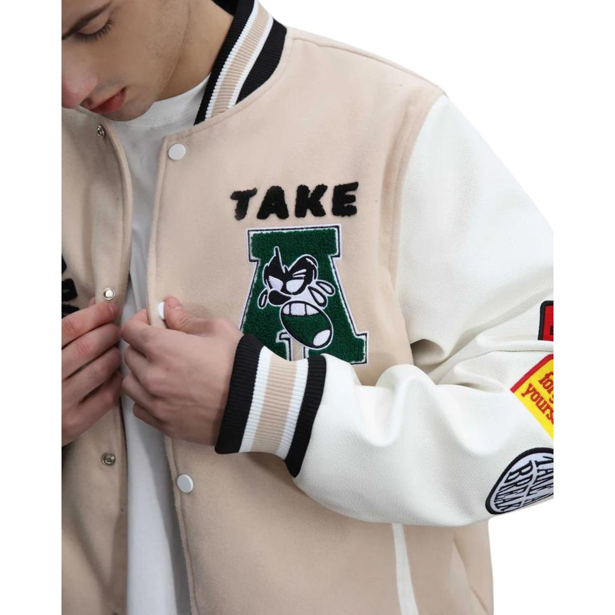 D'JOE - Chaqueta Universitaria Bomber Luxury