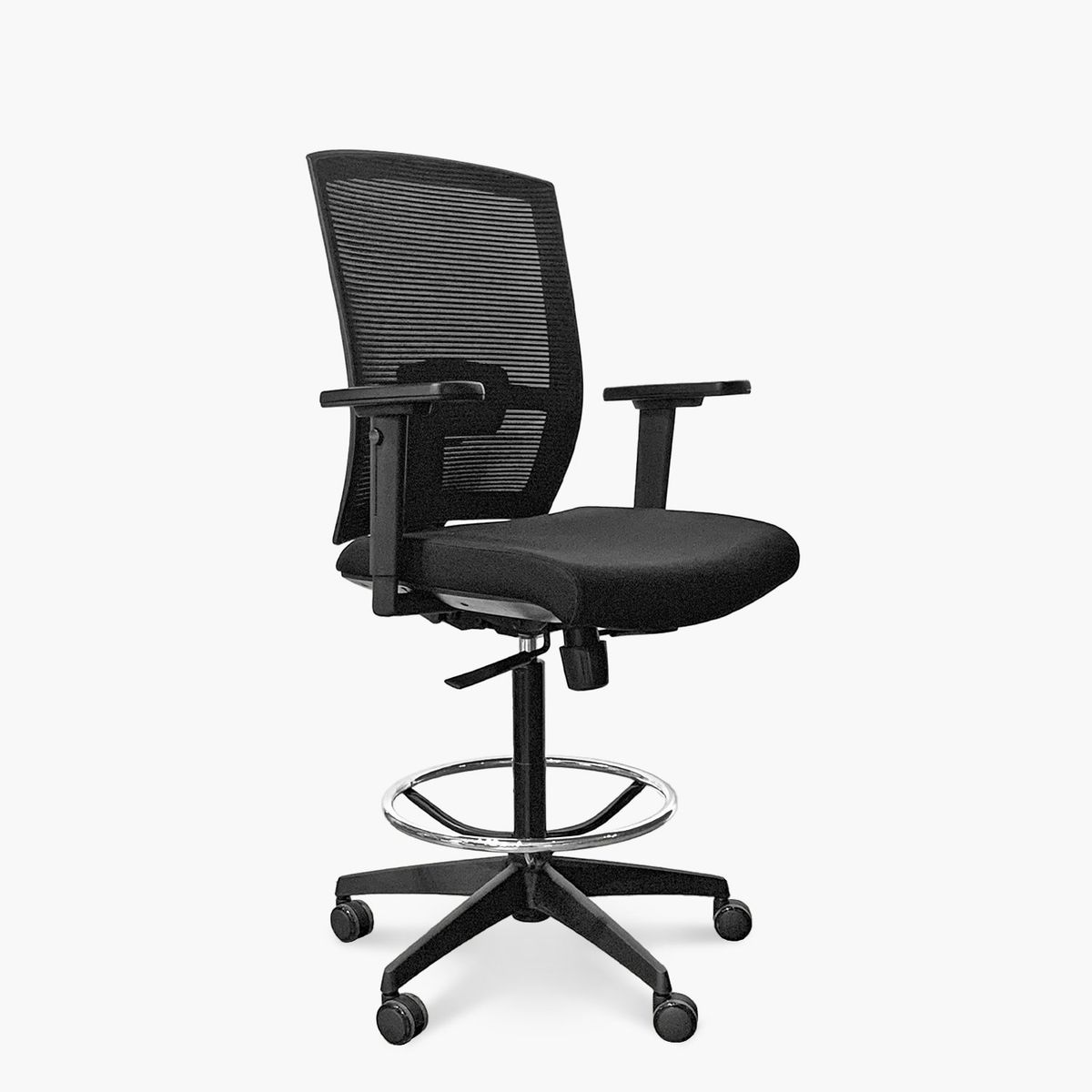 FORM OFFICE - Silla Oficina Taylor con Aro Cajero Negro Form