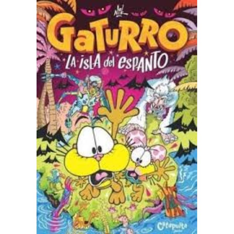 TOP10BOOKS - LIBRO GATURRO: LA ISLA DEL ESPANTO  NIK  CATAPULTA EDITORES