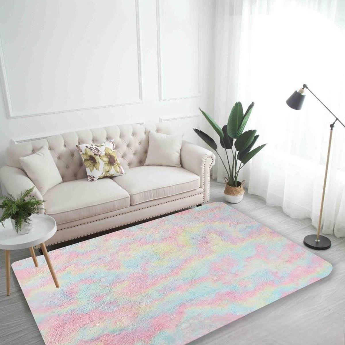 GENERICO - ALFOMBRA PELO LARGO PARA LIVING SUPER SUAVES