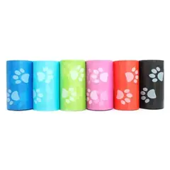 GENERICO - 450 Bolsas Desechos Perros Retirar Caca Mascotas Popo Heces