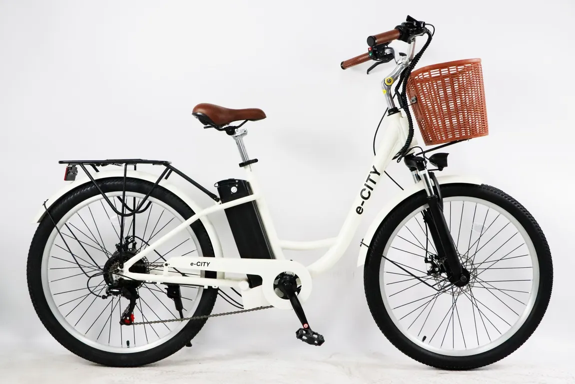 EBICIS Bicicleta eléctrica MTB Aro 26 Ebicis E-CITY White