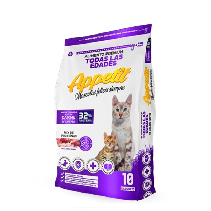 GENERICO - Alimento Appetit Gato Adulto 10 kg