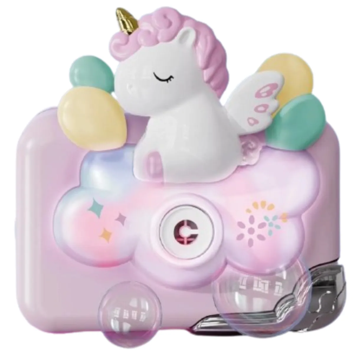 GENERICO - Lanzador de Burbujas Cámara Unicornio