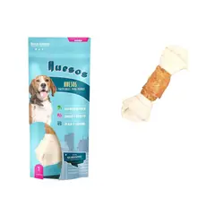 BUEN AMIGO - Snack Hueso Masticable Para Perro Envuelto En Pollo 1 Und