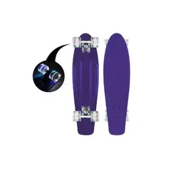GENERICO - Skate Penny Patineta Violeta Ruedas Led Niños