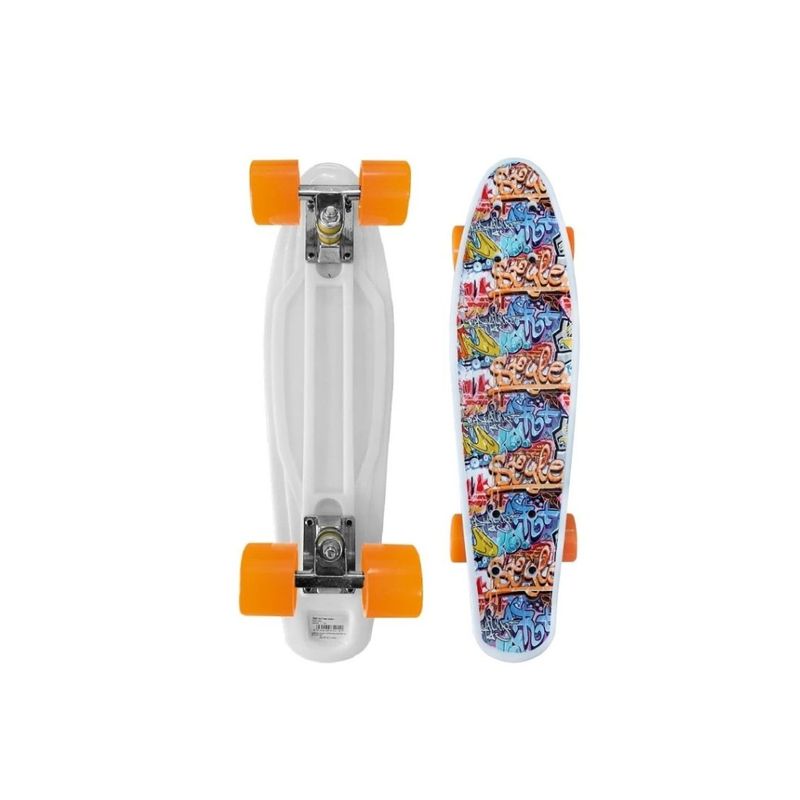 GENERICO - Skate Penny Board Patineta Freestyle Niños Naranjo