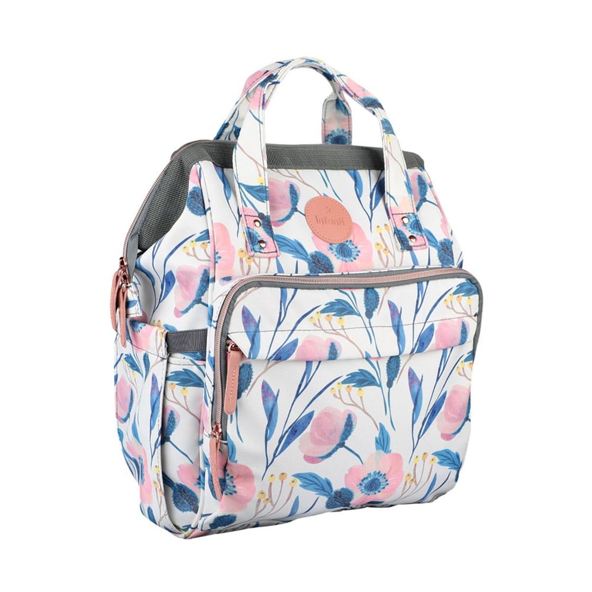 INFANTI - Mochila Pañalera Open Floral Infanti