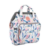 Mochila Pañalera Open Floral