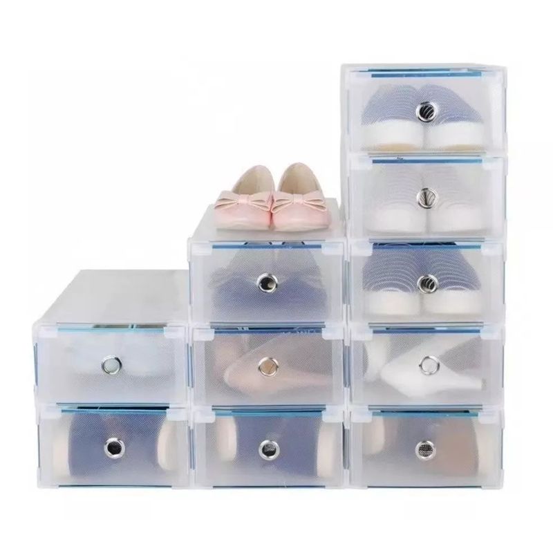 MUNDO MAGIA - Organizadores De Zapatos Cajas Apilables Zapateras Colorx10