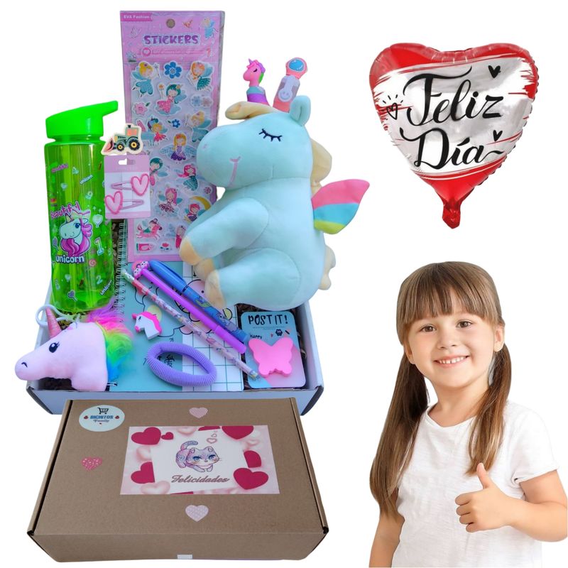 GENERICO - Set de libreta lápiz y accesorios papelería regalo para niñas toda ocasión