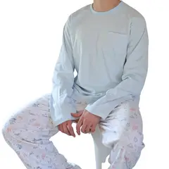 SIMPLY B - Pijama largo espacio hombre