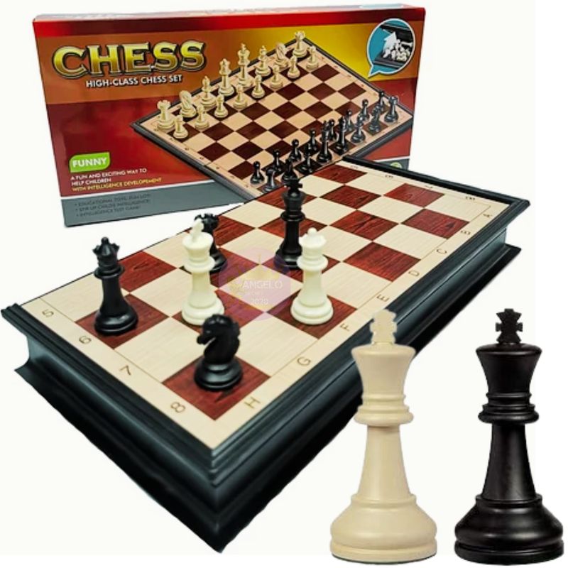 CHESS - Juego de Ajedrez Magnético Tablero Plegable Chess 18x18cm