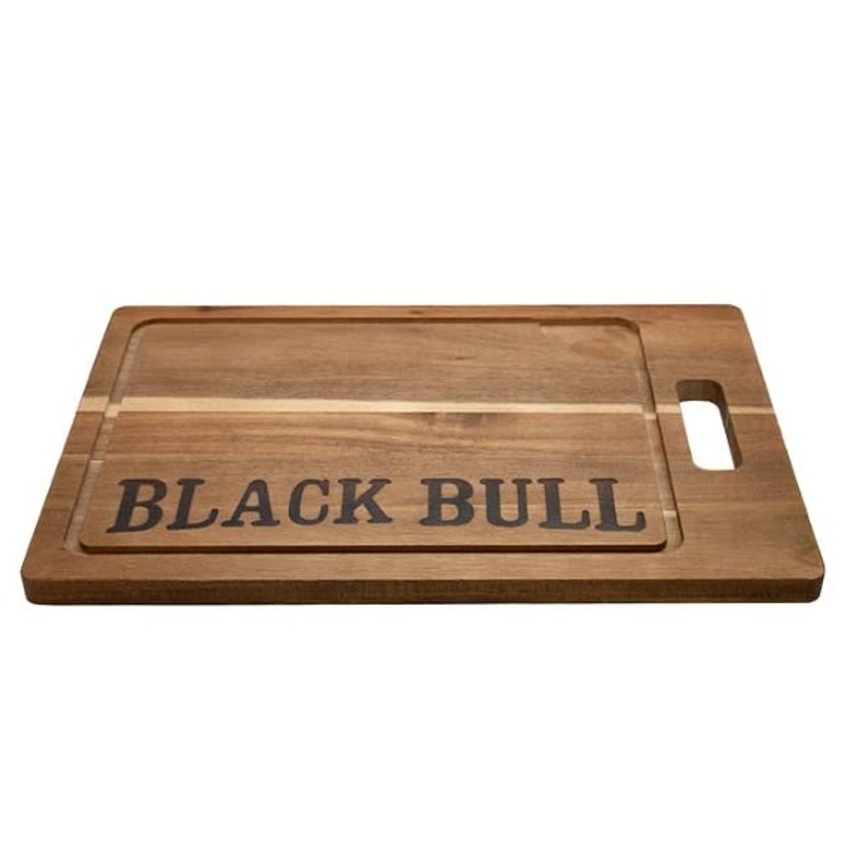 GENERICO - Tabla Madera Para Cortar Picar 45 cm Black Bull