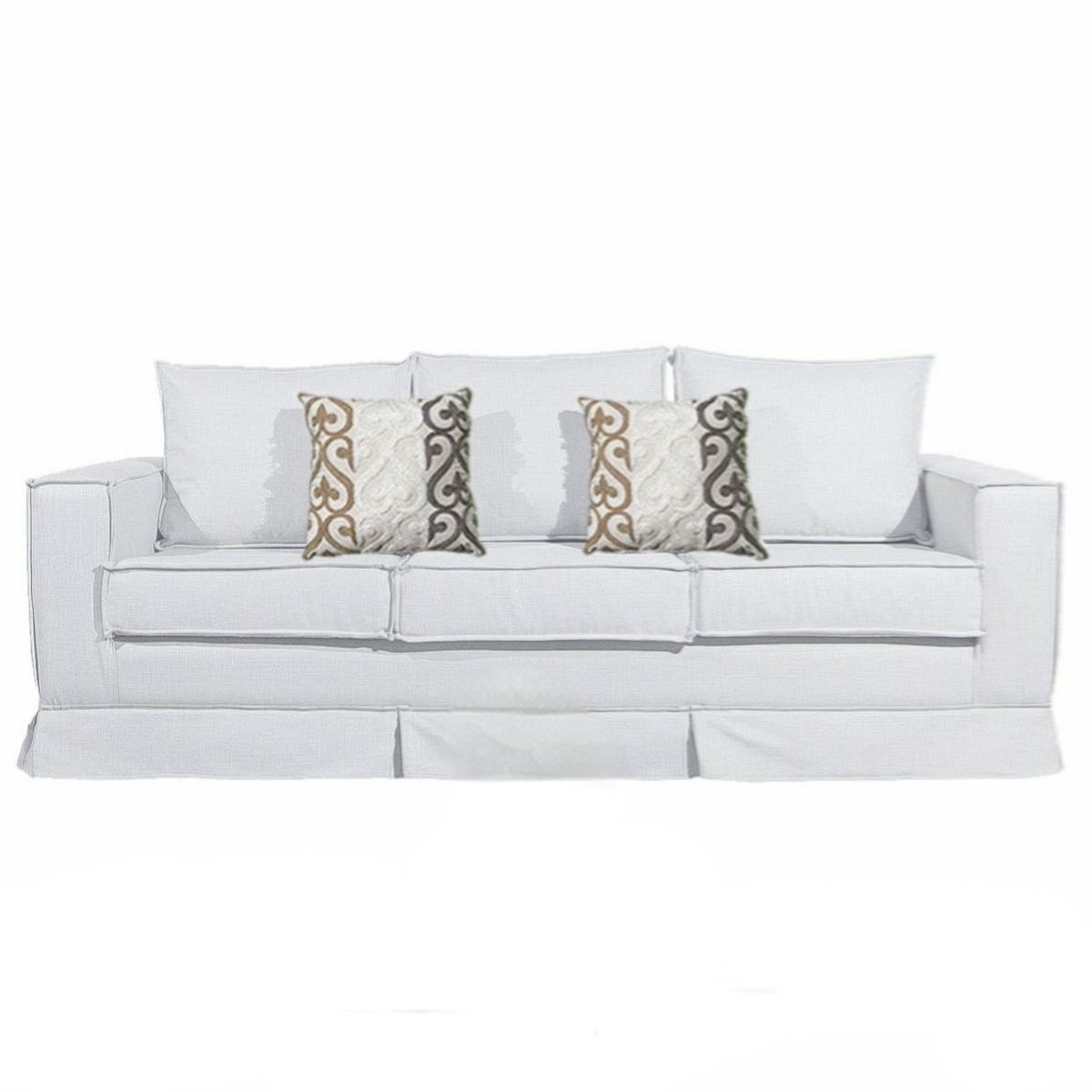 MUNDO LIVING - Living 311 Pompeya Blanco Crudo con Resortes pocket