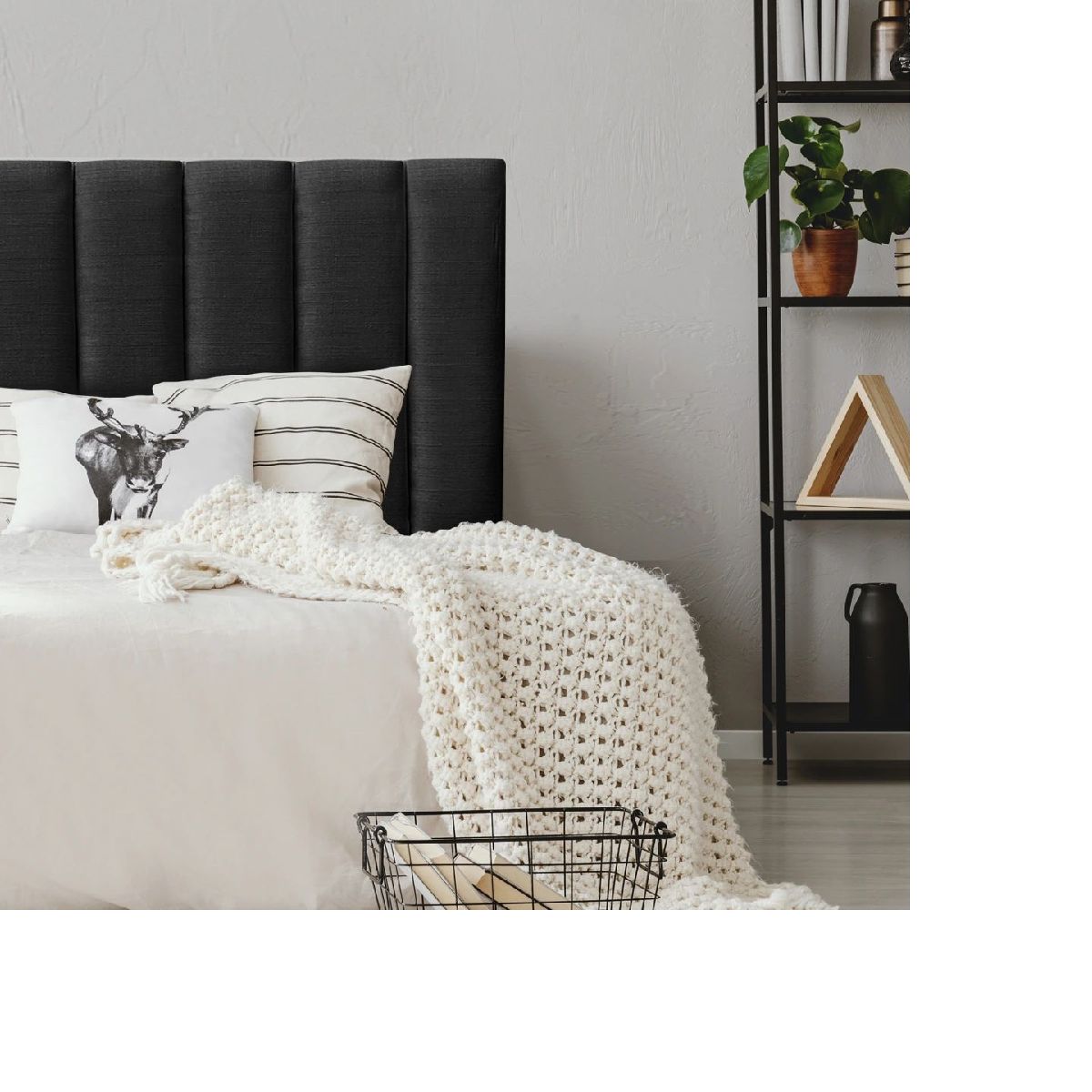 GENERICO - Respaldo Tubular AL PISO FELPA NEGRO SUPER KING