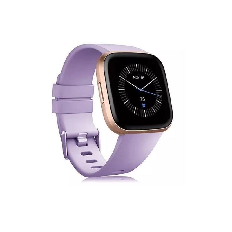 GENERICO - Correa De Silicona Para smarwatch Fitbit Versa 1 / 2-LILA