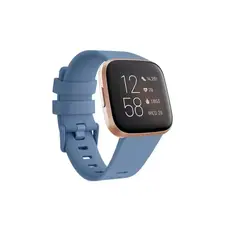 GENERICO - Correa De Silicona Para smarwatch Fitbit Versa 1 / 2-AZUL ACERO