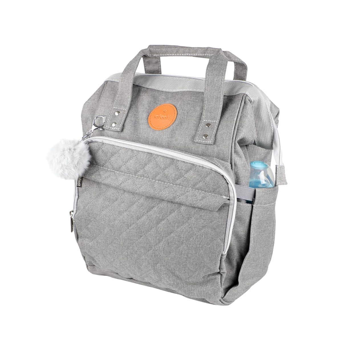 INFANTI - Mochila Pañalera Open Gris Infanti