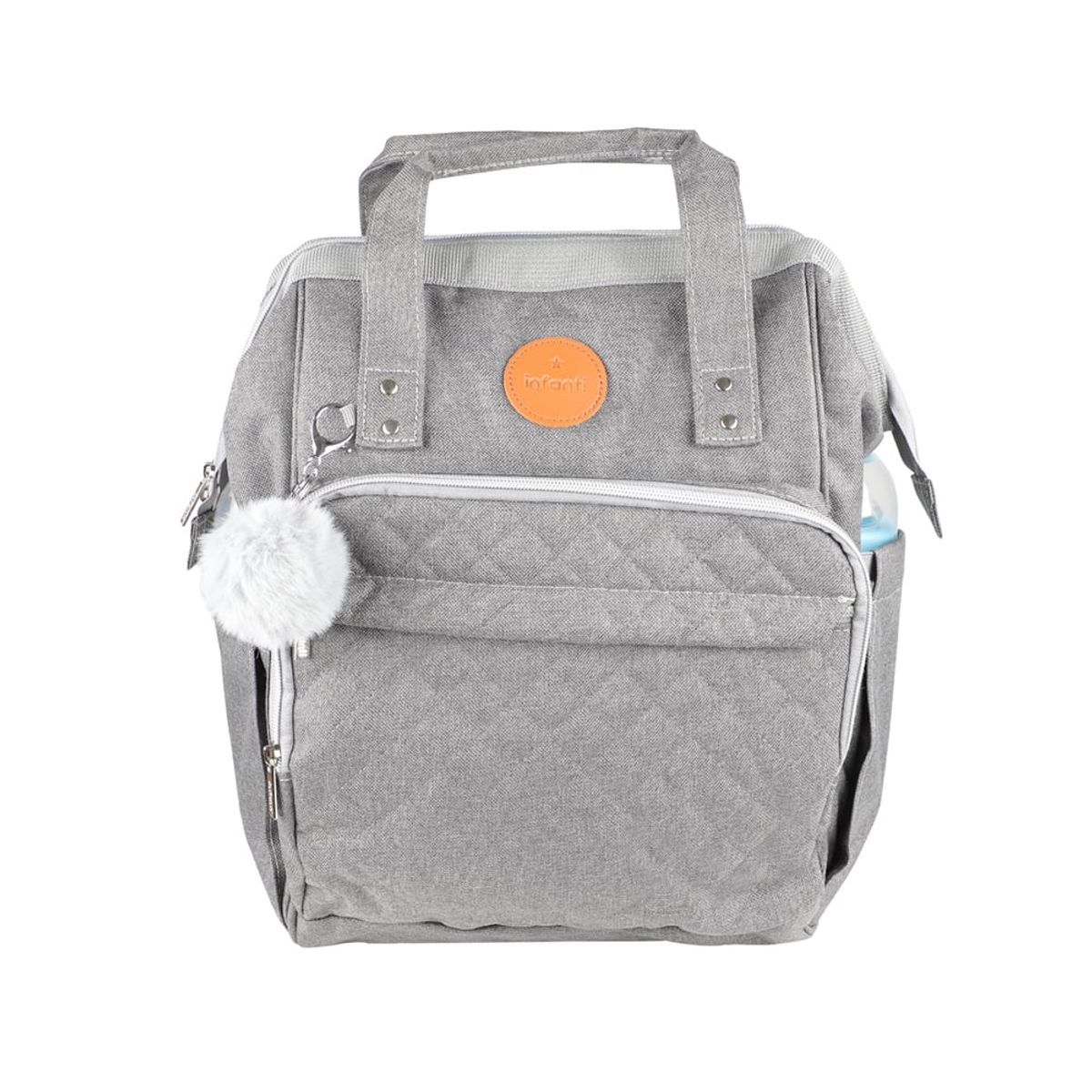 INFANTI - Mochila Pañalera Open Gris Infanti
