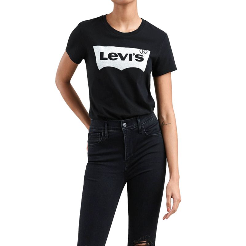 LEVIS - Polera Mujer Regular Fit Negro Levis