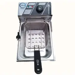 GENERICO - Freidora Industrial Eléctrica 6 L Acero Inoxidable 220v-240