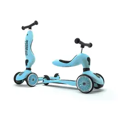 SCOOT AND RIDE - Scooter 2 en 1 Highwaykick 1 Blueberry
