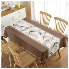 COMPRAPO - Mantel Antimanchas Mod. Coffe Garden 140 X 220 Cm Rectangular