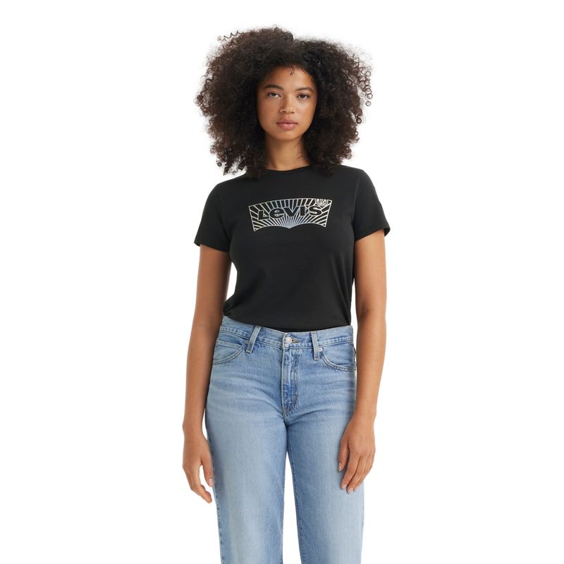 LEVIS - Polera Mujer Regular Fit Negro Levis