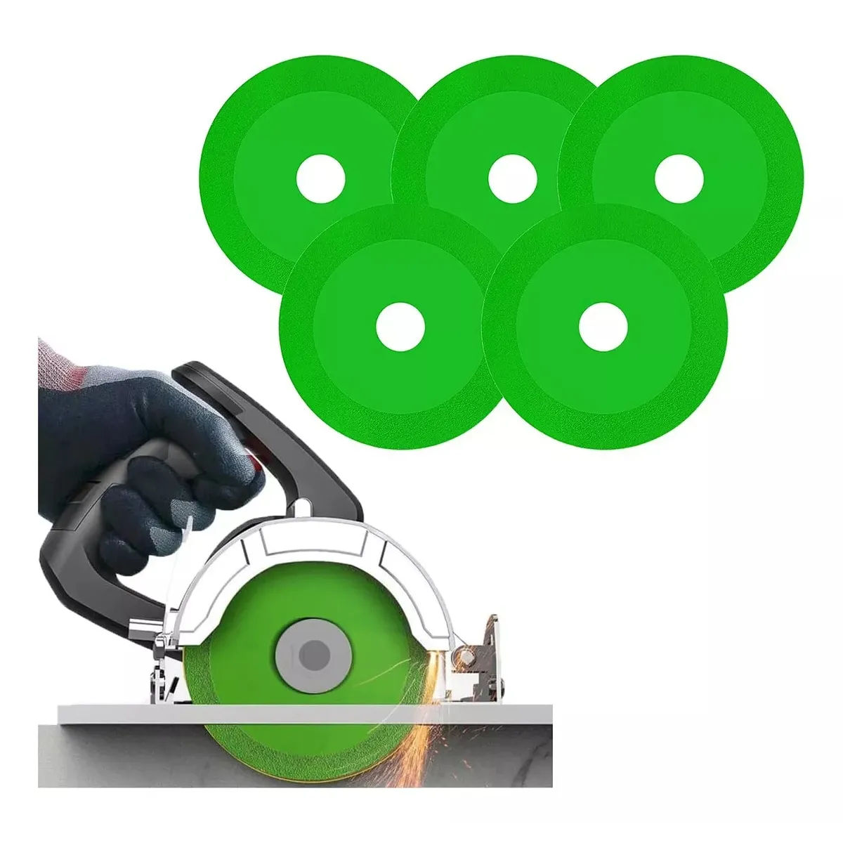 ATURE - 5u Disco De Corte Vidrio Para Amoladora Angular 100x15x2223