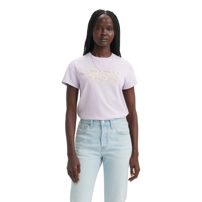 LEVIS - Polera Mujer Regular Fit Lila Levis