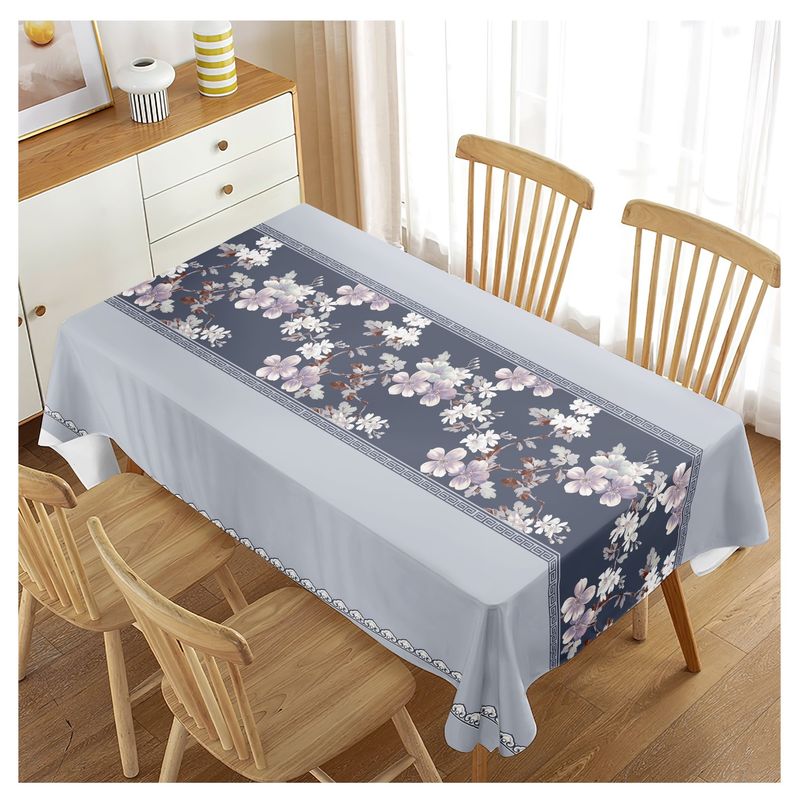 COMPRAPO - Mantel Antimanchas Mod. Blue Dreams 140 X 220 Cm Rectangular