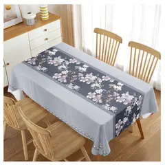 COMPRAPO - Mantel Antimanchas Mod. Blue Dreams 140 X 220 Cm Rectangular
