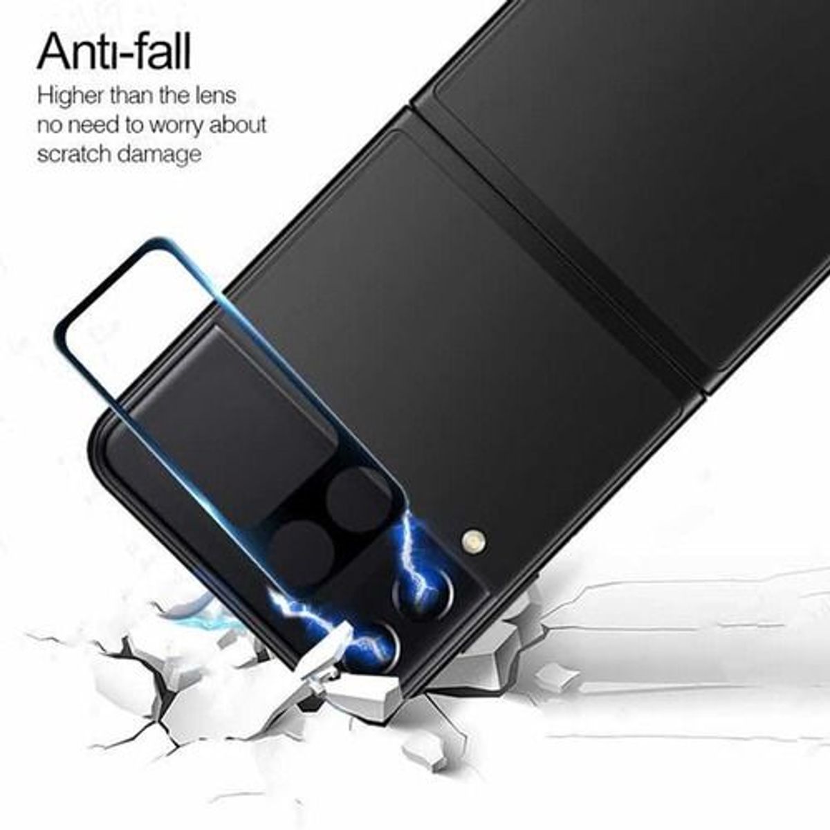 GENERICO - Lámina Mica Vidrio Templado 3d Cámara Para Samsung Z Flip 3