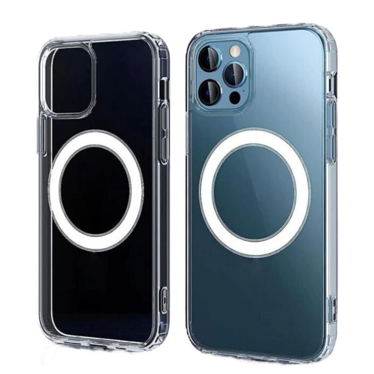 GENERICO - Carcasa Para iPhone 15 Pro Transparente MagSafe