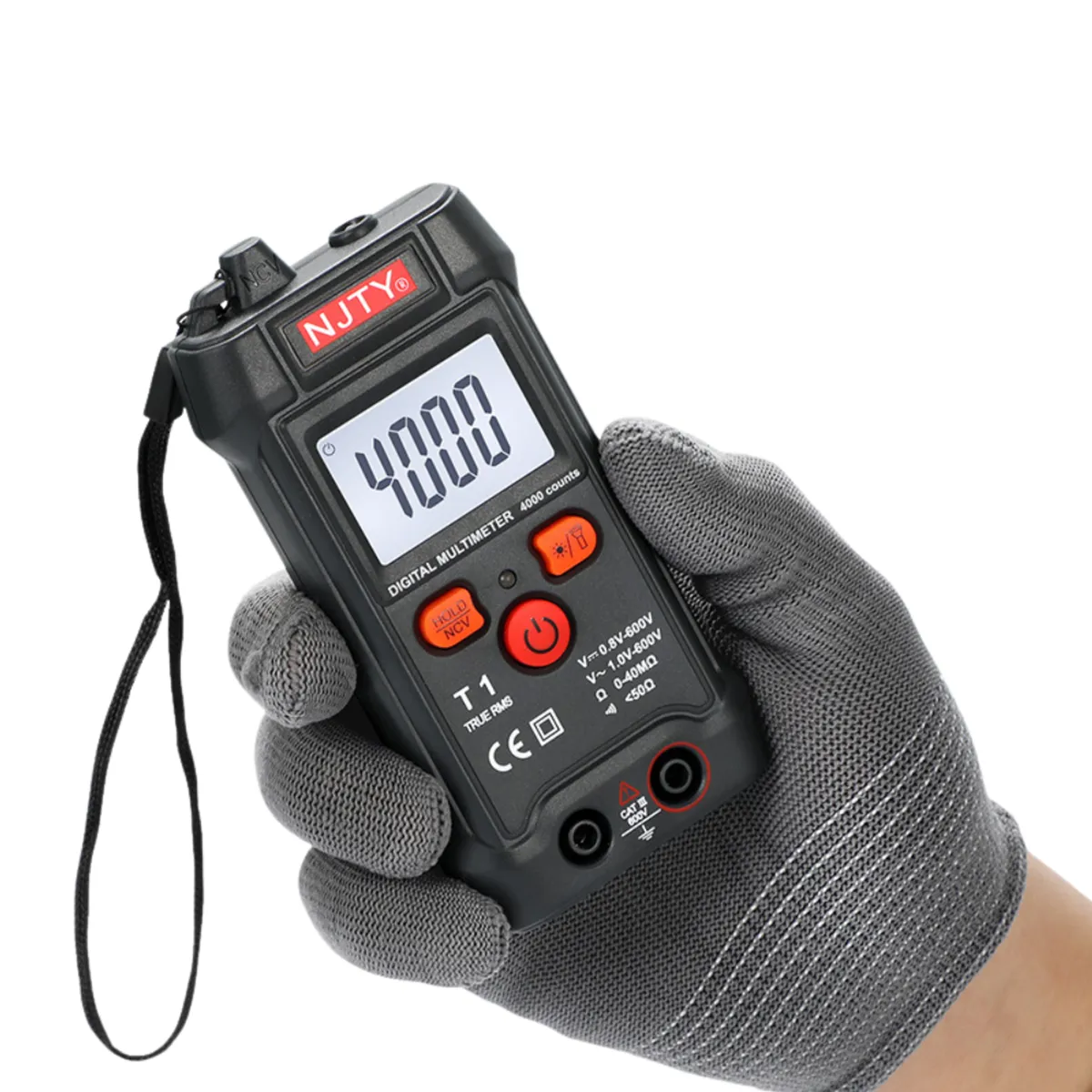 CRUSEC - Tester Multímetro Digital Inteligente Amperaje Y Voltaje T1