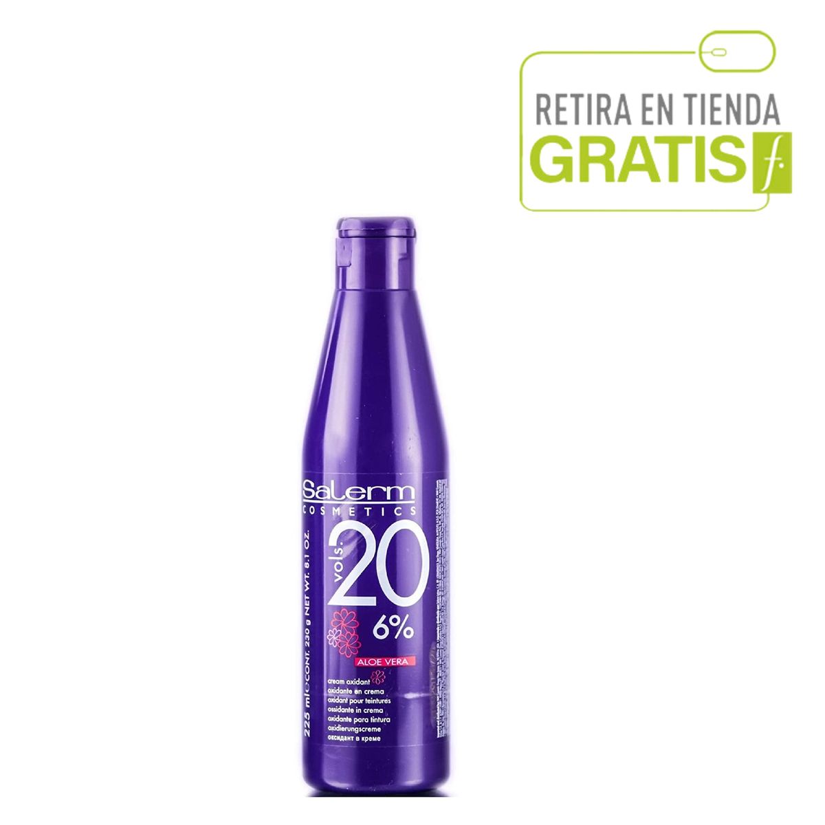 SALERM - SALERM VOL 20 Peroxido Crema Aloe 225ml