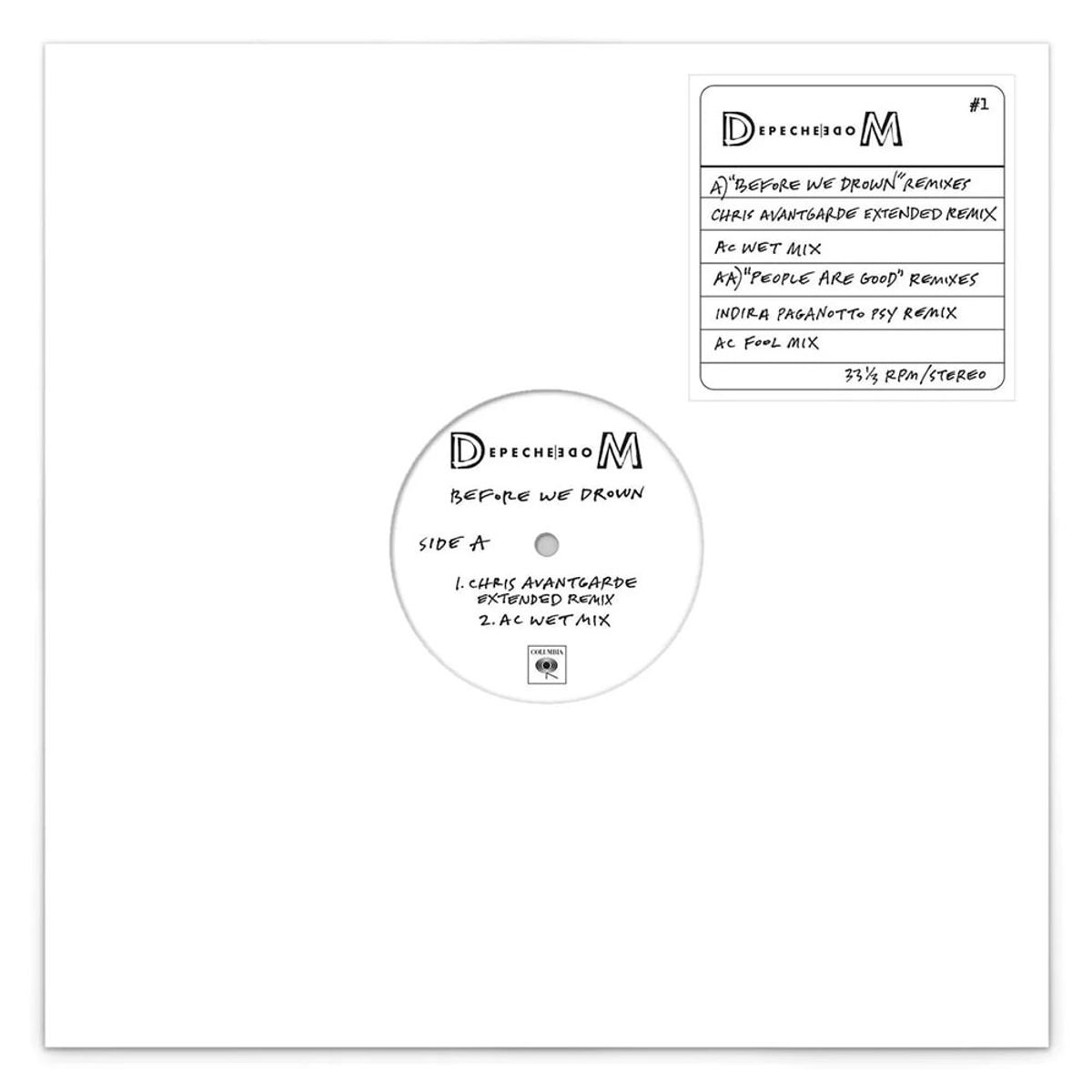 COLUMBIA RECORDS - Depeche Mode - Before We Drown Remixes Vinilo