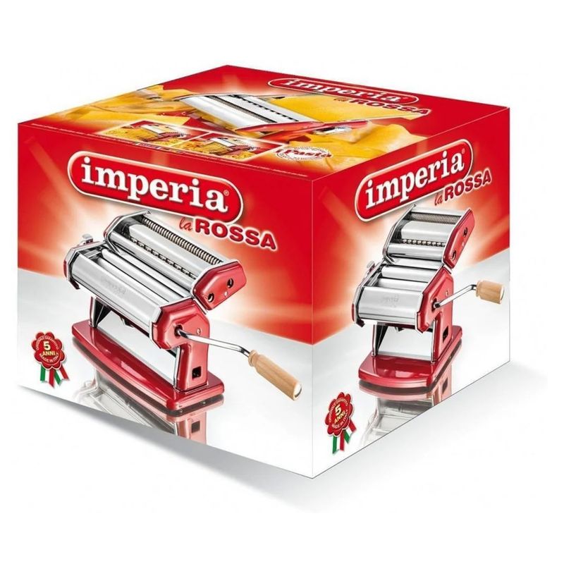 IMPERIA - Maquina para pastas manual roja