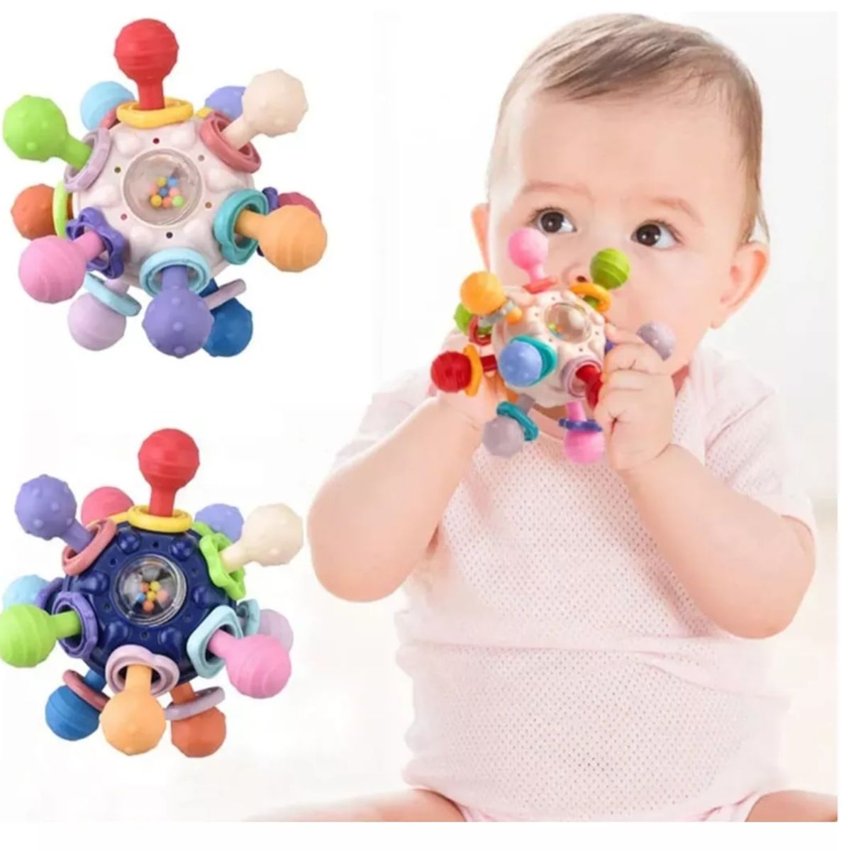 GENERICO - Auténtico Juguetes Sensoriales Para Bebés Montessori blanco