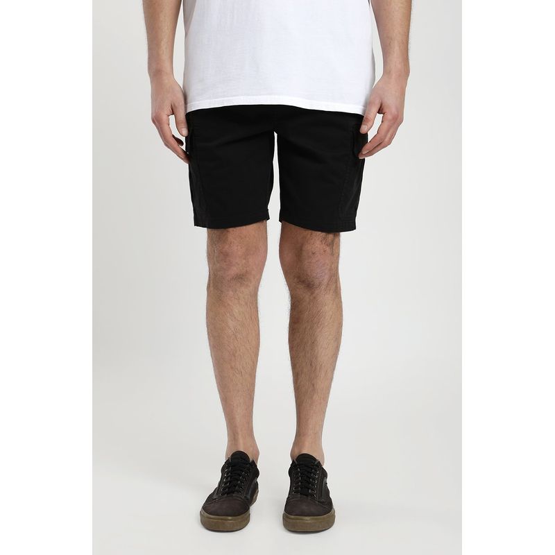FROENS - Short hombre Travel negro - Algodón orgánico.