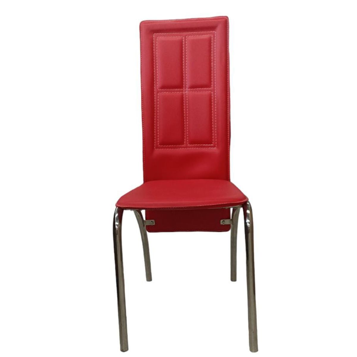 HUA YU LTDA MUEBLES DE CRISTAL - Pack 6 Sillas Rojas Para Comedor